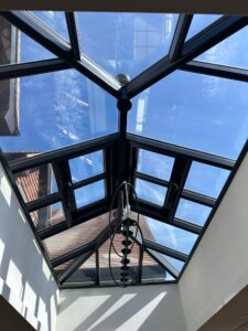 Skylight privacy window film installed by S-Line SolarFilm in Kent