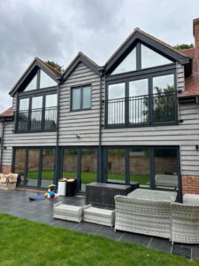 Sunlight control on gable windows using solar film in Royal Tunbridge Wells