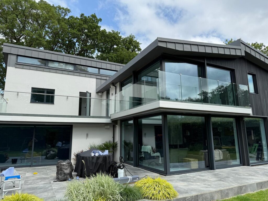 Modern Epsom home with S-Line solar window film on glass doors