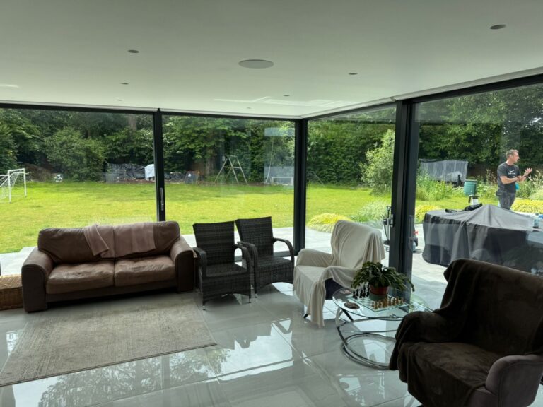 Epsom home interior protected by UV-blocking window film