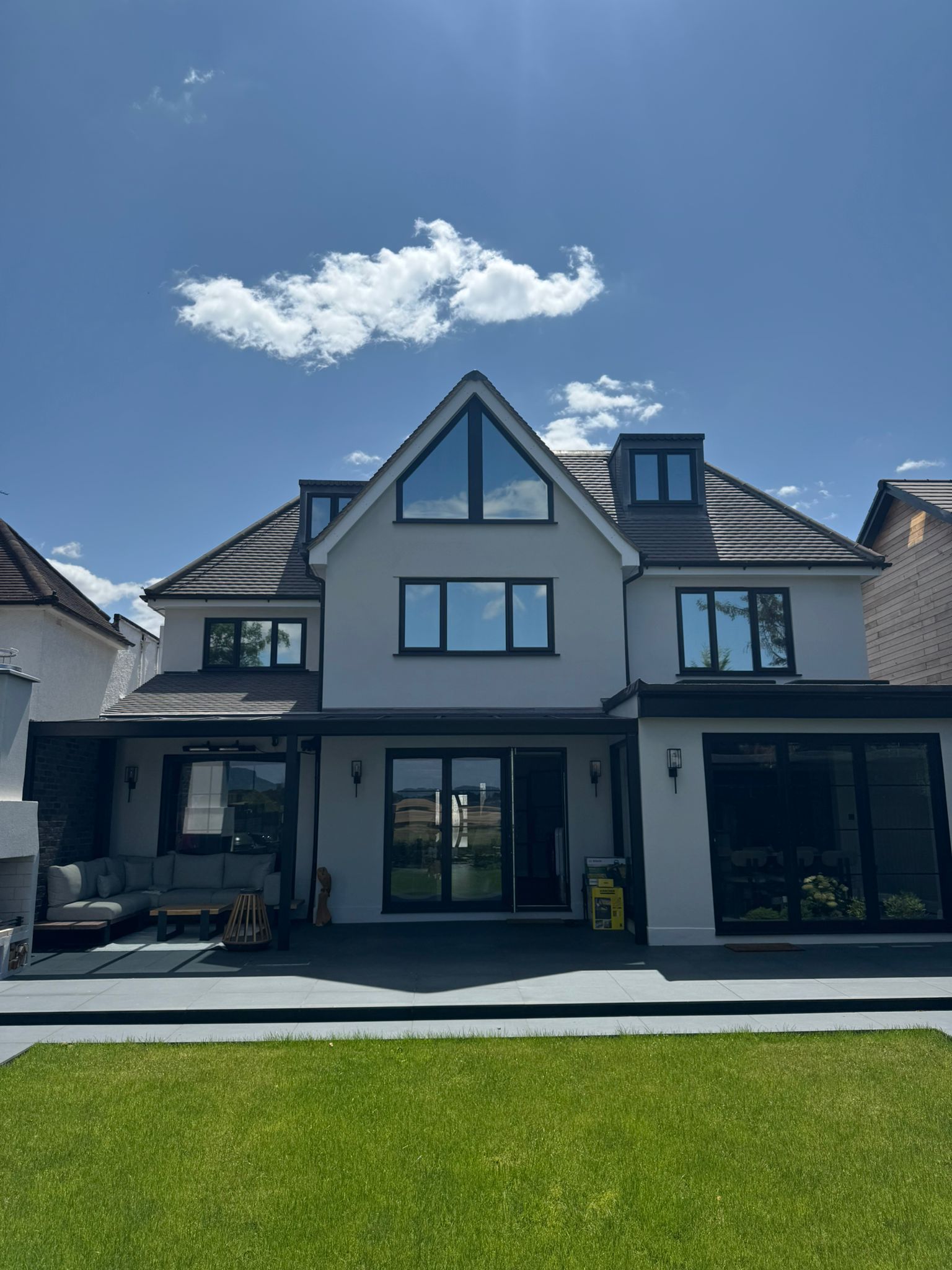 Residential window film installation for enhanced security in Bournemouth.