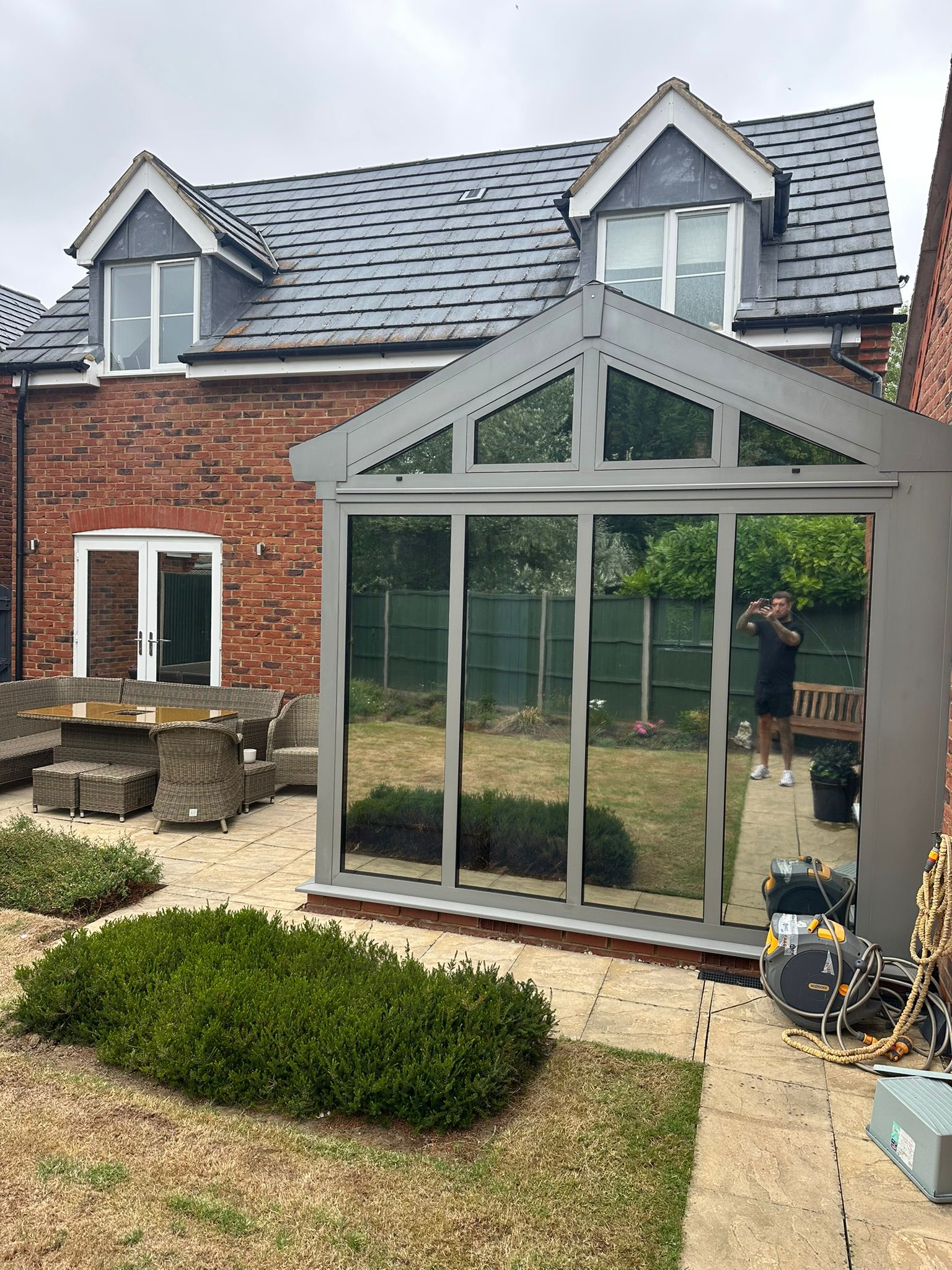 Security window film improving safety for commercial buildings in Bournemouth.