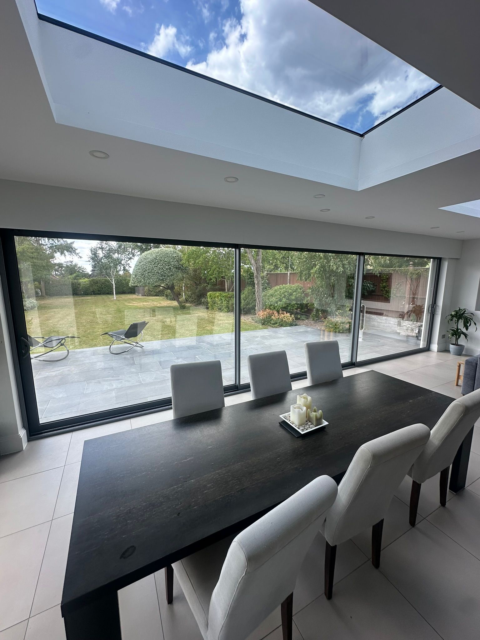 Solar window film protecting Bournemouth properties from harmful UV rays.