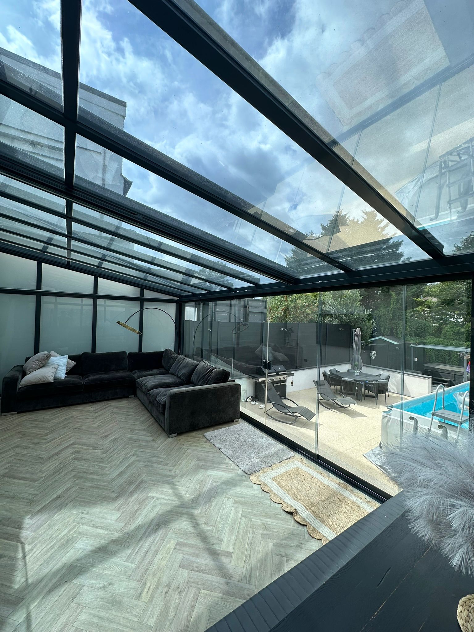 Residential window film improving energy efficiency in Bournemouth homes.