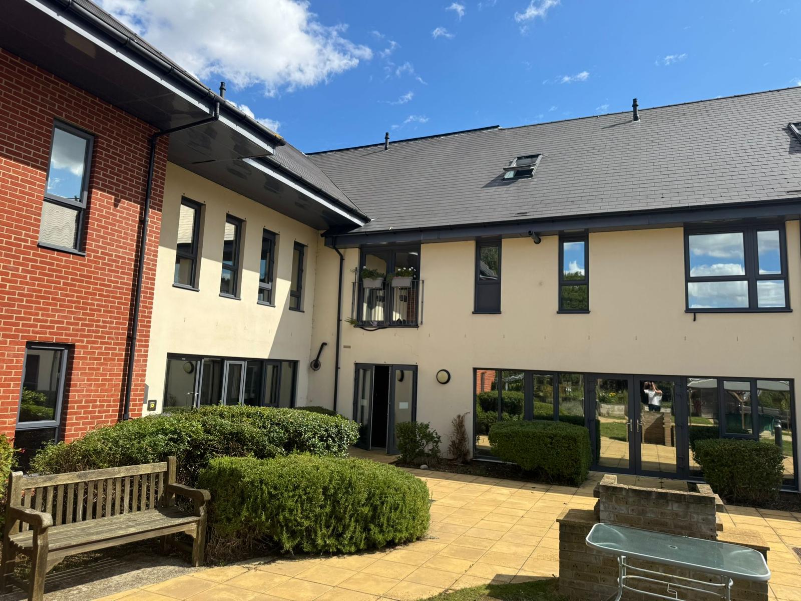 Privacy window film enhancing the appearance of commercial spaces in Bournemouth.